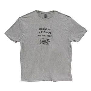 Kind of a Pig Deal T-Shirt - Heather Graphite L173;