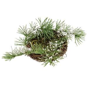 Icy Pine & Moss Bird Nest 18194;