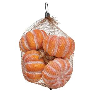 Orange Pumpkin in a Bag, 5/Set 18220;