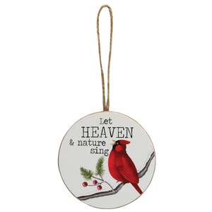 Heaven & Nature Sing Cardinal Ornament, 3 Asstd.