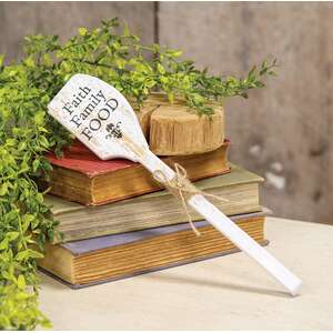 Faith Family Food Decorative Wooden Spatula