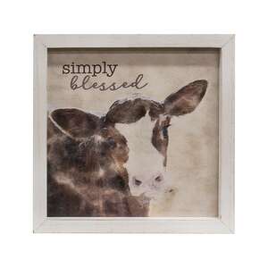 Simply Blessed Calf Framed Portrait 36236;