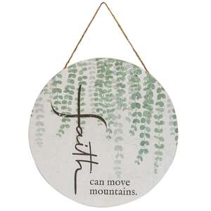 Floral Comfort Round Sign, 3 Asstd.