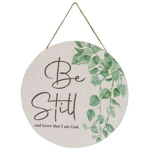 Floral Comfort Round Sign, 3 Asstd.