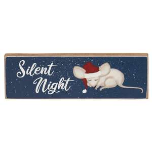 Silent Night Mouse Skinny Block, 3 Asstd.