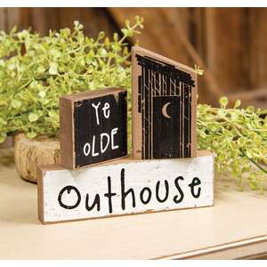 3/Set, Ye Olde Outhouse Blocks