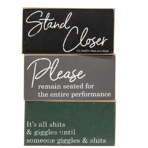 Stand Closer Block, 3 Asstd. 36386;