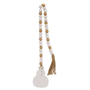 Smiling Snowman Beaded Garland 36392;