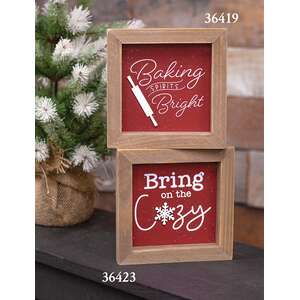 Baking Spirits Bright Framed Sign