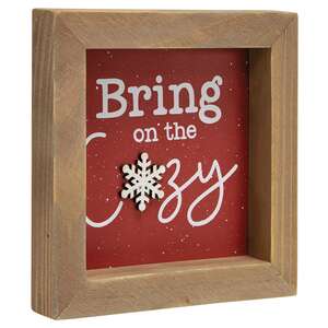 Bring on the Cozy Framed Sign