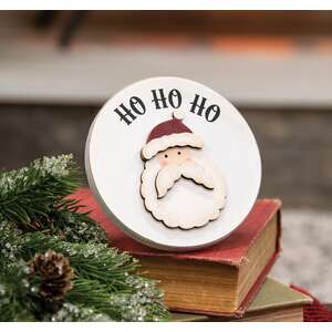Ho Ho Ho Santa Circle Easel Sign