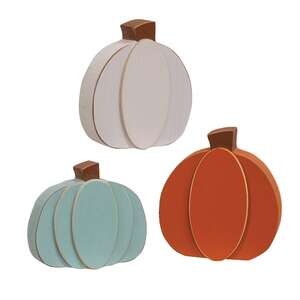 Mini Chunky Pumpkin Sitter, 3 Asstd. 36521;