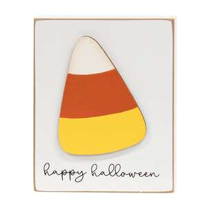 Happy Halloween Candy Corn Block 36546;