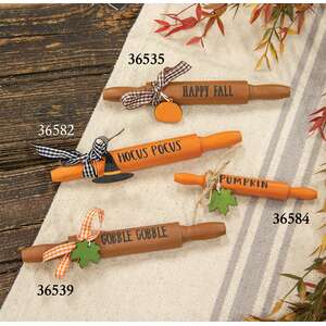 Pumpkin Wooden Rolling Pin