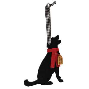 Merry Woofmas Dog With Scarf Ornament 36589;