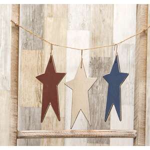 Primitive Colors Primitive Star Ornament, 3 Asstd.