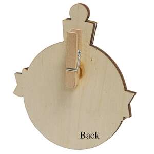 Black & White Plaid Traditional Customizable Clip Ornament, 3 Asstd.