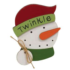 Twinkle, Jingle, Frosty Snowman Clip, 3 Asstd.