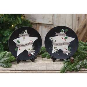 Believe in the Magic Berry Star Plate, 2 Asstd.