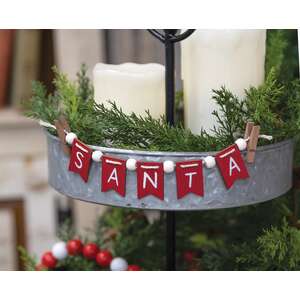 Santa Mini Clip Banner