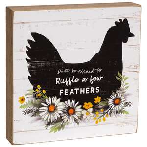 Someone Left the Barn Door Open Farm Animal Silhouette Box Sign, 3 Asstd.