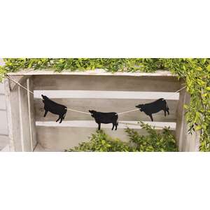 Cows Mini Wooden Garland