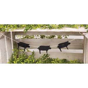 Pigs Mini Wooden Garland
