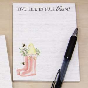 Live Life in Full Bloom Mini Notepad 55044;