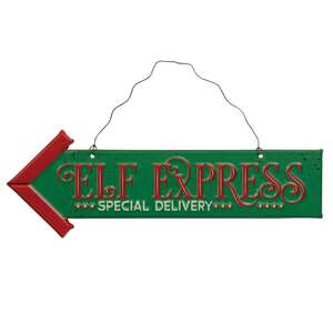 Elf Express Metal Hanging Sign 60447;