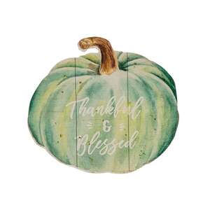 Fall Watercolor Pumpkin Wood Sitter, 3 Asstd. 65270;