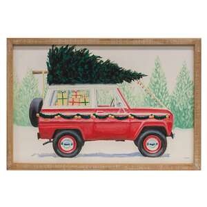 Home for the Holidays Truck Wood Sign 65290;