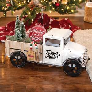 Ivory Farmer's Market Metal Truck 70111;