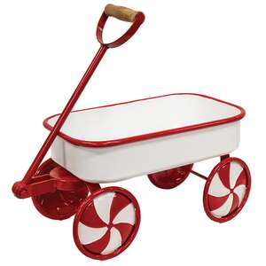 Candy Cane Metal Wagon 70114;