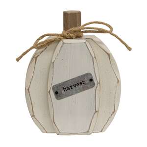 Cream Harvest Pumpkin Chunky Sitter 91110;