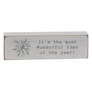 Most Wonderful Time of Year Typewriter Block 91117;