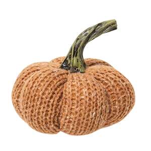 Burnt Orange Knit Pumpkin Small ADC4102;