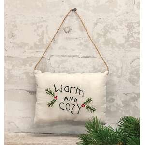 Warm and Cozy Pillow Ornament