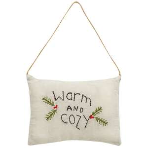 Warm and Cozy Pillow Ornament