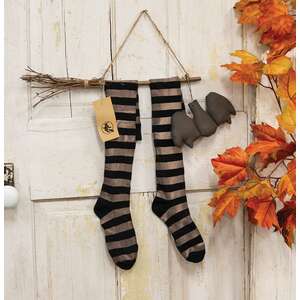 Witch Feet & Broom Hanger Ornament
