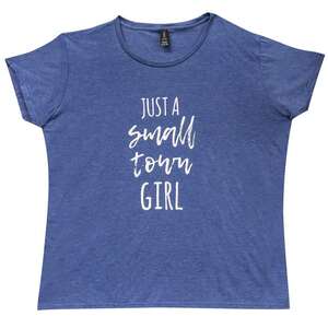 Small Town Girl Tee - Blue -