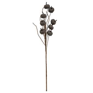 Gray Burlap Pumpkin Pick, 30.5" RJAF2017;