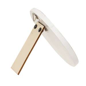 Snuggle Season Red & Black Plaid Mug Circle Easel Sign