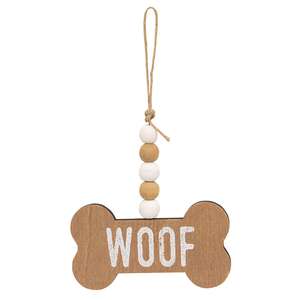 Good Dog Beaded Bone Ornament, 3 Asstd. 36784;