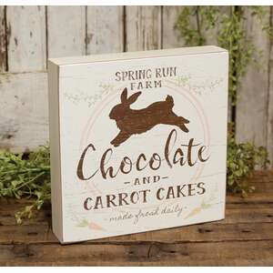 Spring Run Farm Bunny Box Sign