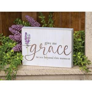 Give Me Grace Box Sign