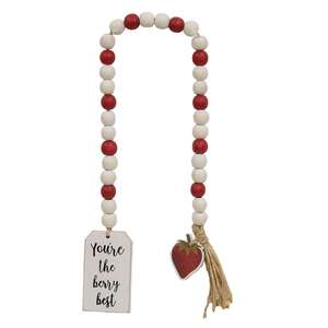 “You're the Berry Best" Strawberry Bead Garland 36863;