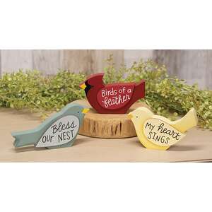 Bird Word Chunky Sitter, 3 Asstd.