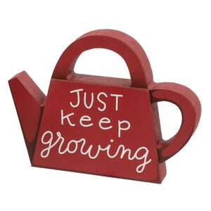 Watering Can Wooden Sitter, 3 Asstd.