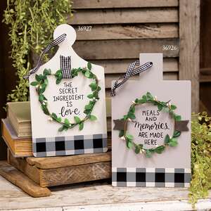 Meals and Memories Cutting Board Sign