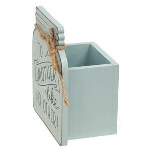 To A Mother Like No Other Wooden Mason Jar Vase